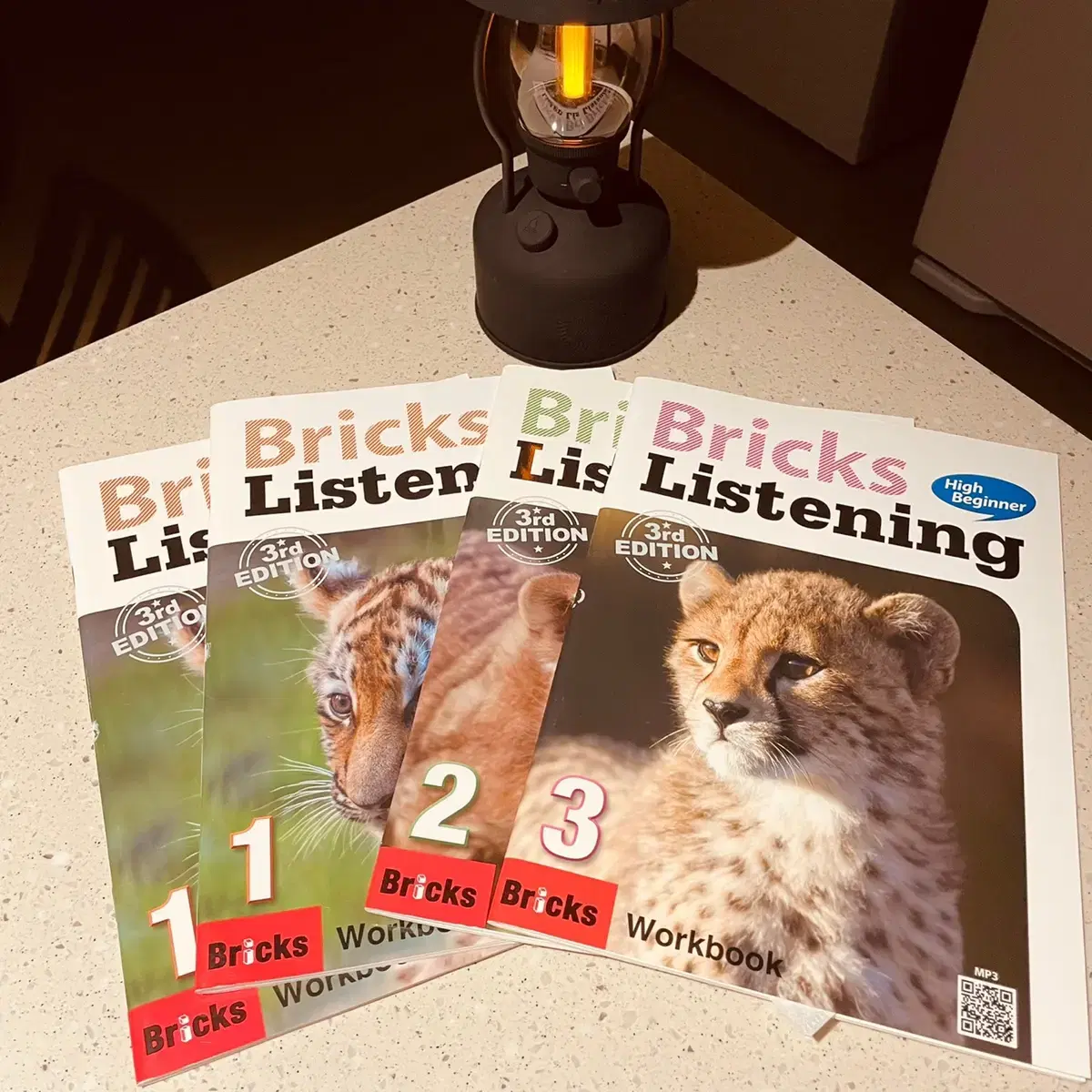 미사용 Bricks listening 120 1,2,3 워크북 천원